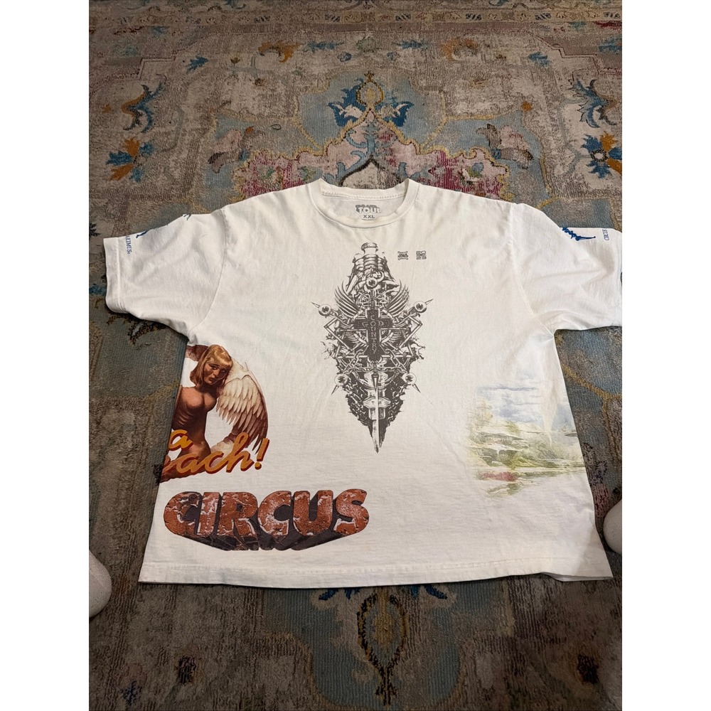 Travis Scott Circus Maximus Tour T-Shirt White XXL